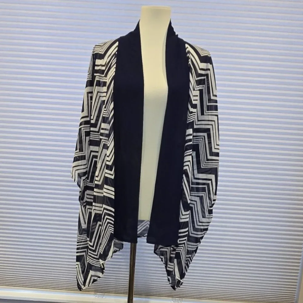 Ruby Ribbon Kimono Shawl #0326 NWOT